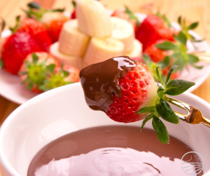 Fruit and Chocolate Fondue