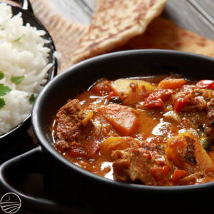 Indian African fusion dinner