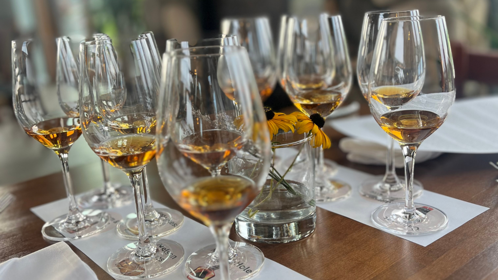 Whiskey tasting at North 42 Degrees