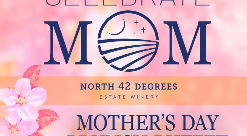 Treat Mom to an amazing Mother's Day Brunch Buffet featuring Egg’s Benny, Breakfast Sausages, Farmers Bacon, Potato Home Fries, Roasted Vegetables, Waffles