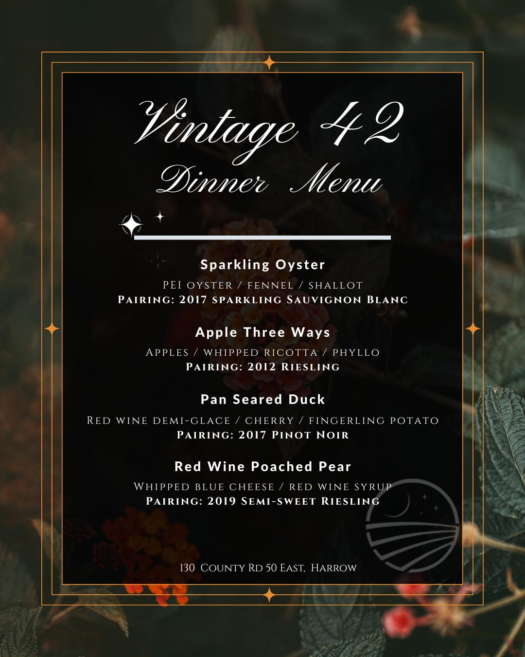 Vintage 42 a library wine dinner